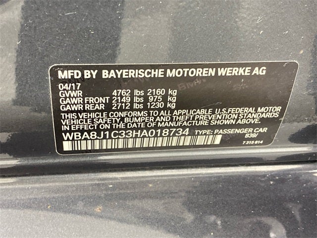 2017 BMW 3 Series 328d xDrive